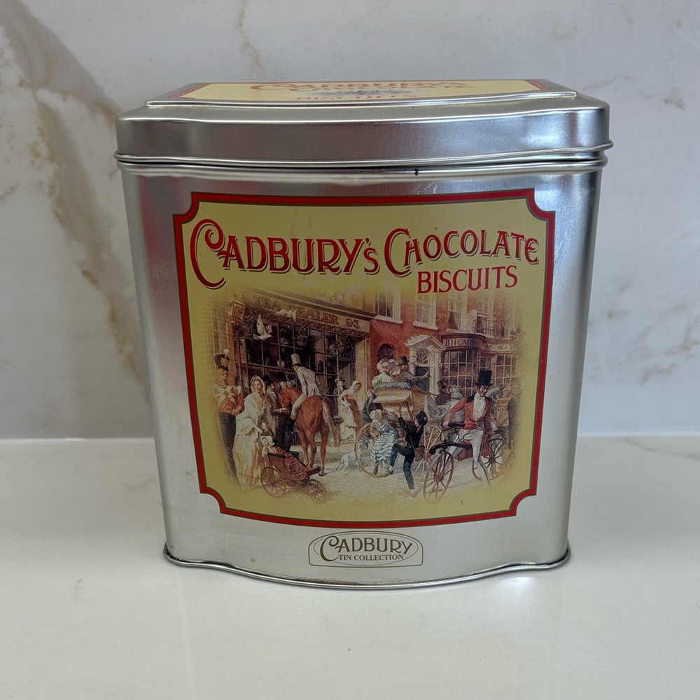 Vintage Cadbury's Chocolate Biscuit Advertising Tin 1990s Collectible